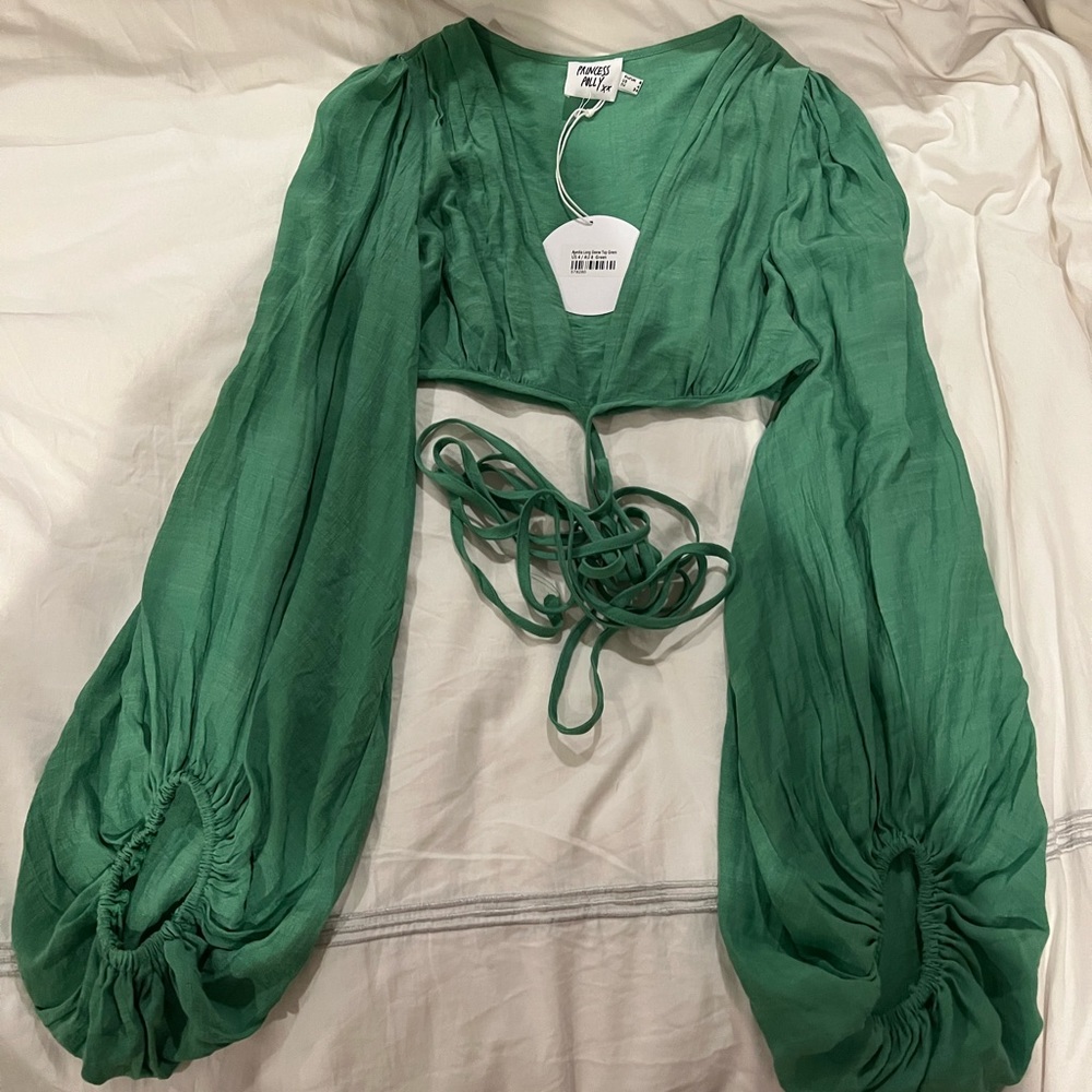 Princess Polly long sleeve wrap top